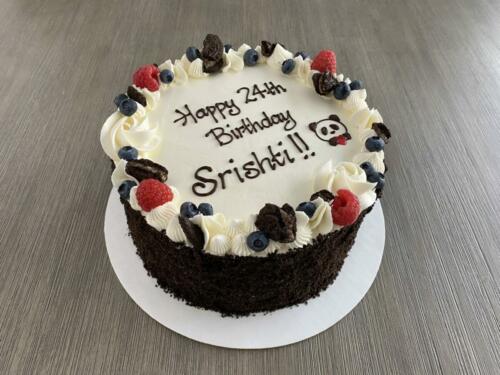 Coffee Oreo Panda Cake