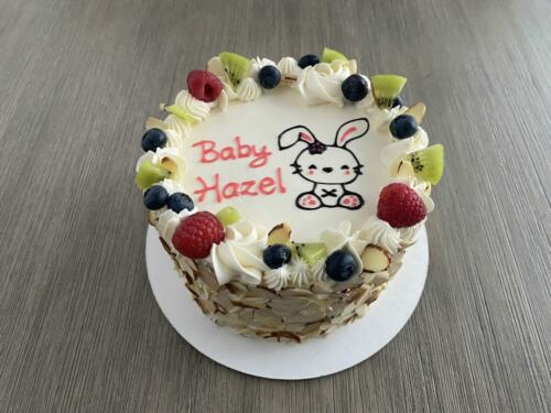 Orange Blueberry Bunny Cake
