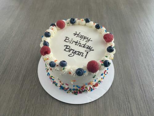 Vanilla Sprinkles Cake