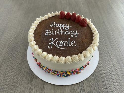 Vegan Vanilla Chocolate Cake